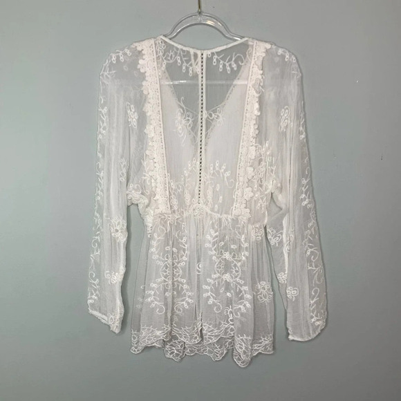 Free People lace top Size xs/tp - Picture 2 of 7